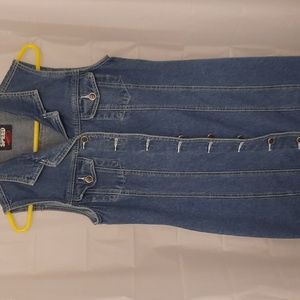 VINTAGE  MAXI Denim dress !